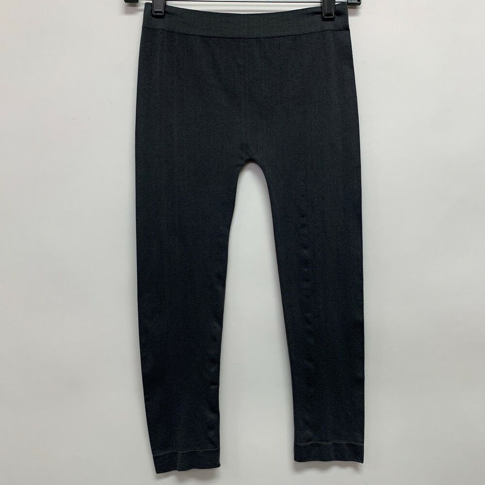 Advantage USA Women's Activewear Leggings Gray Cropped One‎ Size OS